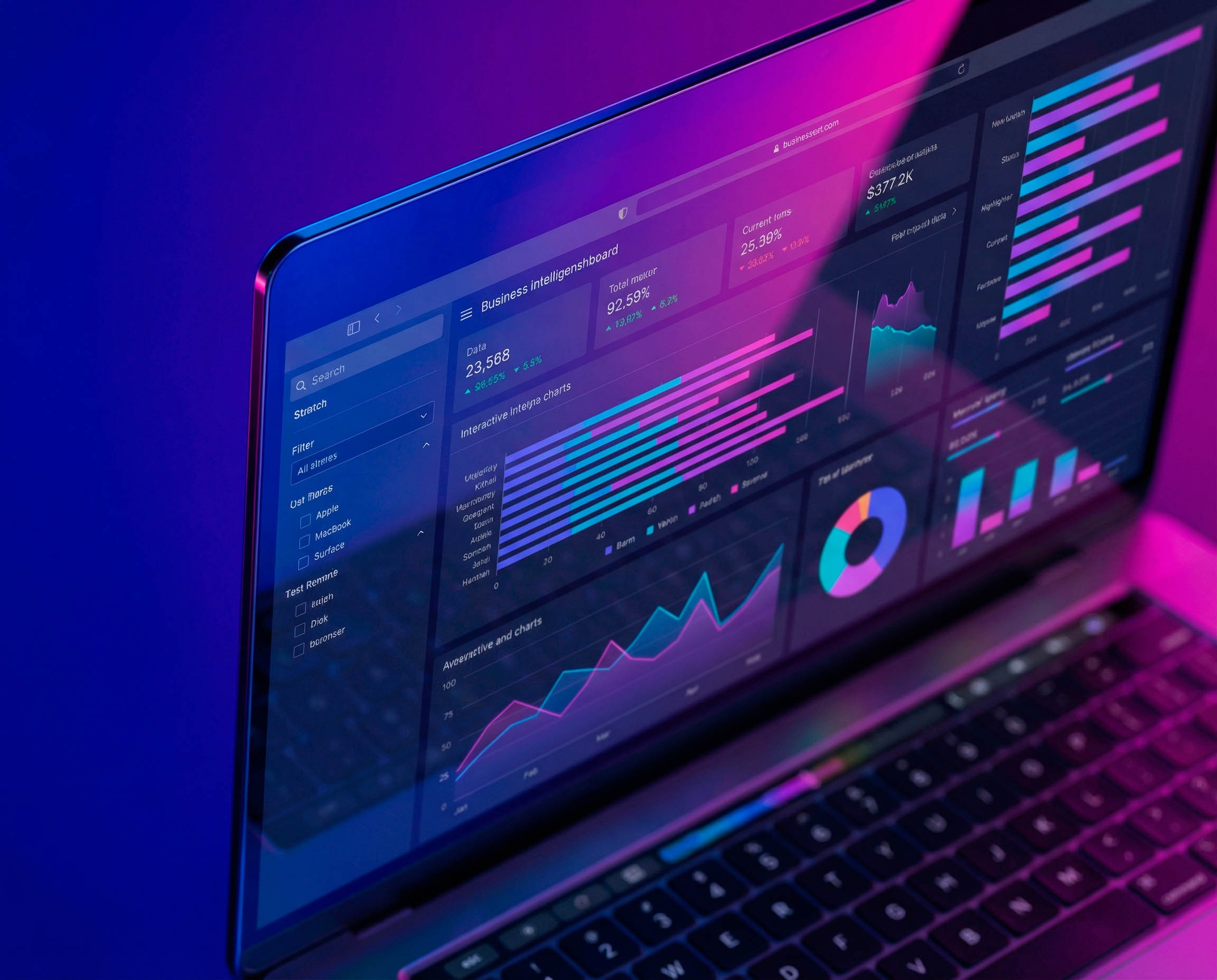 Business Intelligence dinamica AI Dashboard